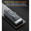 YP55 10000mAh PD20W+USB22.5W Fast Charging Transparent Power Status Indicator With Cable Power Bank