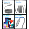 CA173  USB To Type-C 1 Meters Length Max 18W Fast Charging Magnetic Data Cable