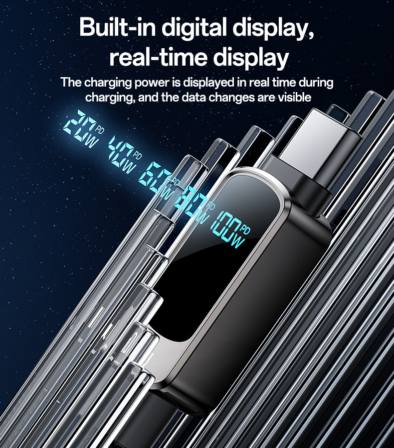 CA179 100W Type-C To Type-C Data Cable Details