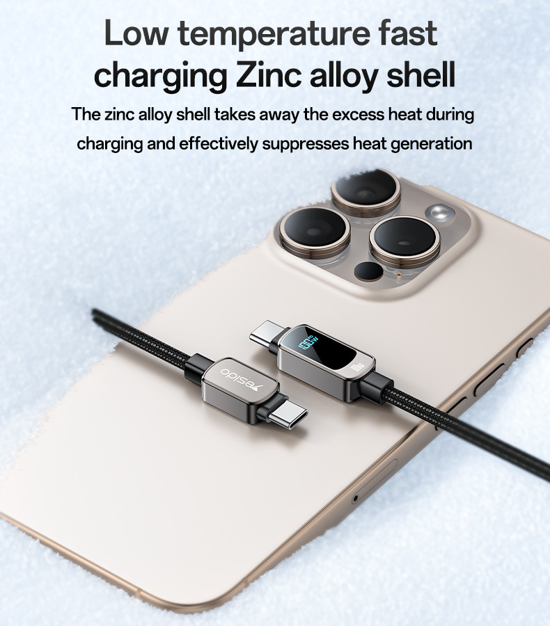 CA179 100W Type-C To Type-C Data Cable Details