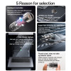 Y67 Aluminum Alloy Transparent Shell Pull Ring Design PD45W Fast Charging Mini Hidden Car Charger