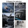 Y68 Aluminum Alloy Transparent Shell Pull Ring Design PD30W+QC18W Fast Charging Hidden Car Charger