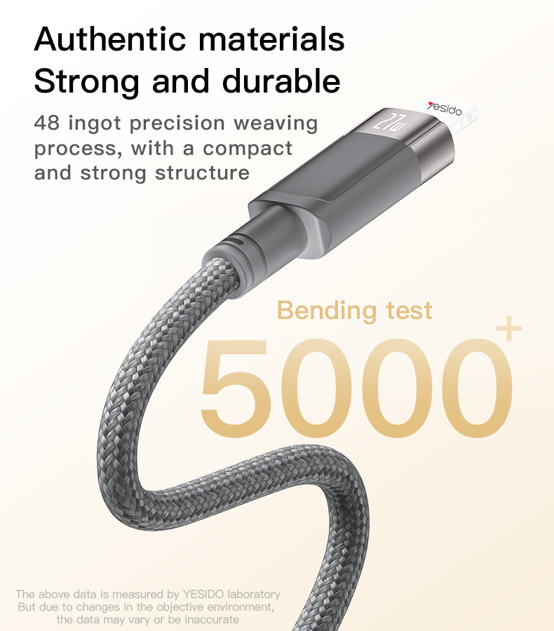 CA172L Type-C To IP 27W Magnetic Saving Data Cable Details