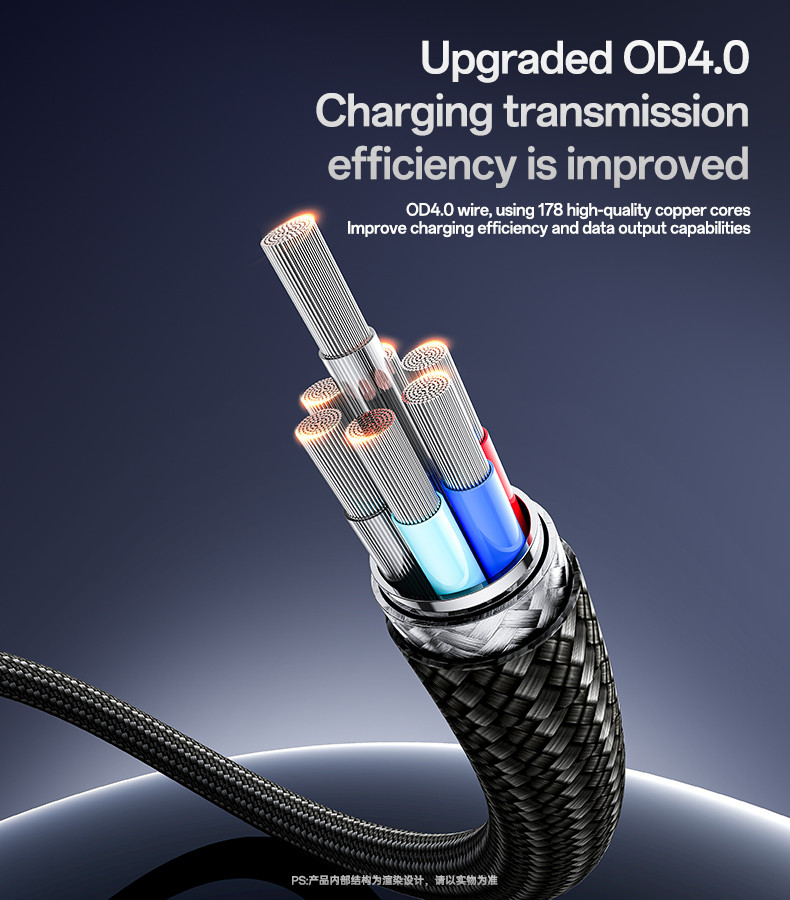 CA180 Type-C To IP 27W Fast Charging Data Cable Details