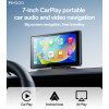 KM17 BT5.0 Built-in Microphone 7inch 60Hz HD Display Portable Car Audio And Video Navigation CarPlay