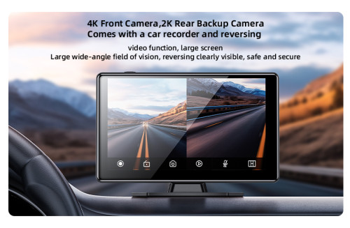 KM18 BT5.2 HD Display With Front And Rear Backup Camera 9inch 4in1 Car Audio/video Navigation Carplay