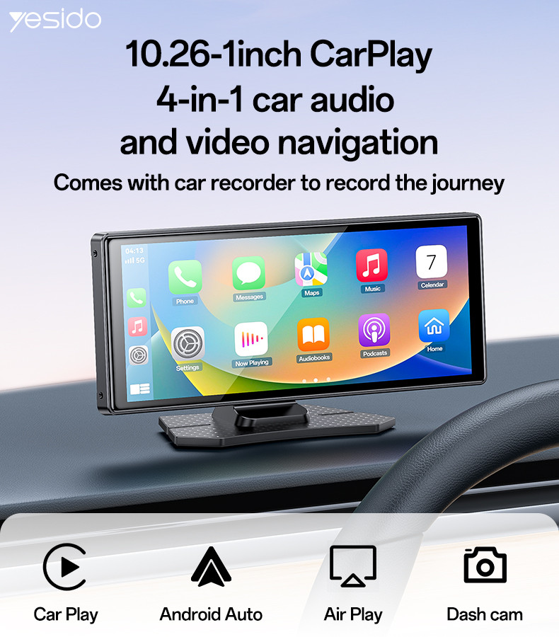 KM19 Car Audio And Video Navigation 10.26 Inch Carplay