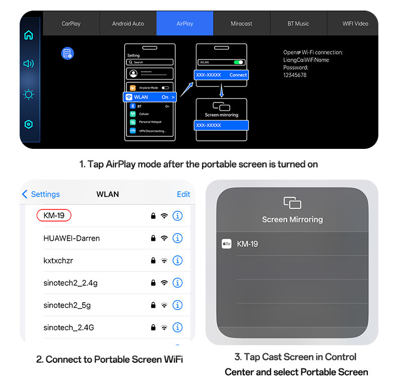 KM19 Car Audio And Video Navigation 10.26 Inch Carplay Details