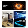 HB21 Aluminum Alloy PD100W Fast Charging Type-C/USB To PD100W + RJ45 + 3 USB Functional USB Hub