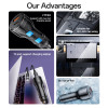 Y65 118W Super Fast Charging Aluminum Alloy QC18W+PD100W USB & Type-C Dual Ports Car Charger
