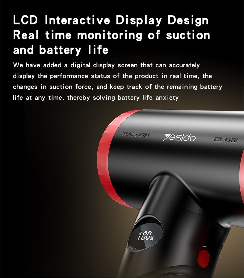 Yesido VC06 Handheld Vacuum Cleaner Details