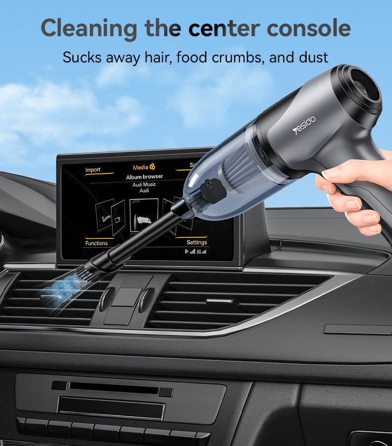 Yesido VC08 Blowing And Suction 2-in-1 Car Vacuum Cleaner Details