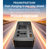 VC07 12V To 200V Incependent Switch Multiple Protections USB QC3.0+TC PD Fast Charging Car Inverter