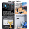 YC73 65W Fast Charging USB & Type-C Dual Ports PC Fireproof GaN European Specification Charger