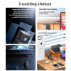 MC37 AC&2*Type-C&2*USB 6 In 1 UK Standard Fireproof PC 40W+2500W GaN Fast Charging Power Socket
