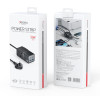 MC37 AC&2*Type-C&2*USB 6 In 1 UK Standard Fireproof PC 40W+2500W GaN Fast Charging Power Socket