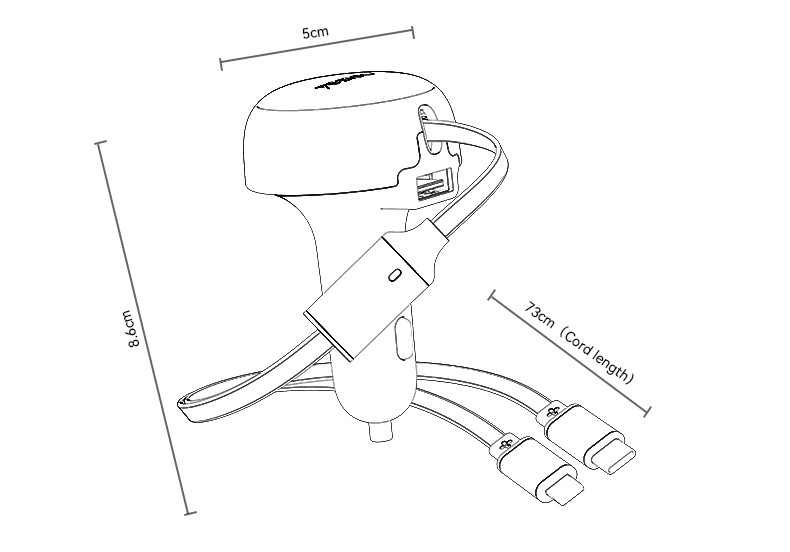 Y61 53W Fast Charging Car Charger Details