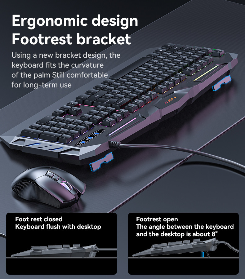 Yesido KB21 Professional Gaming Keyboard Details