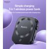 YP59 5000mAh PD20W Fast Charging Earphone&Smart Watch 3 in 1 15W Wireless Charging Power Bank