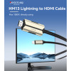 HM13 Max 1080P High Clear Resolution Zinc Alloy Shell Lightning to HDMI Cable