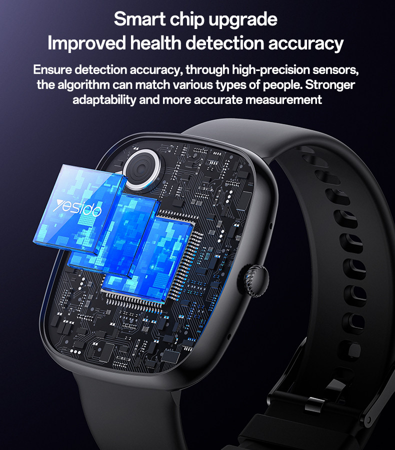 Yesido IO22 Intelligent Health BT Smart Call Watch Details