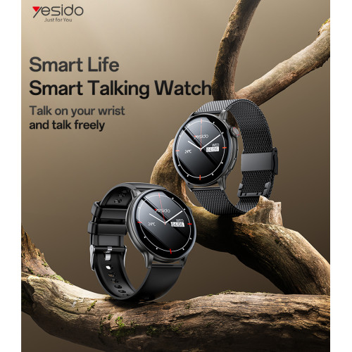 IO28 HD Calling Zinc Alloy Proof Body Health Detection Dual Strap Configuration BT Smart Call Watch