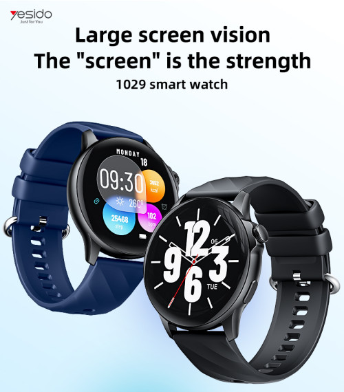 IO29 BT5.2 Large Screen Health Detection Strong Battery Life Full Body Waterproof Smart BT Watch