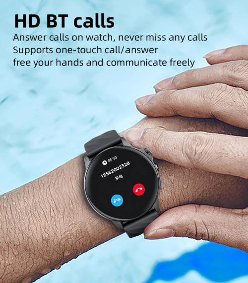 IO29 BT5.2 Large Screen Health Detection Strong Battery Life Full Body Waterproof Smart BT Watch