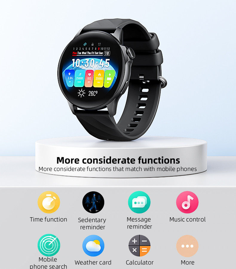 Yesido IO29 Intelligent Health Smart BT Watch Details