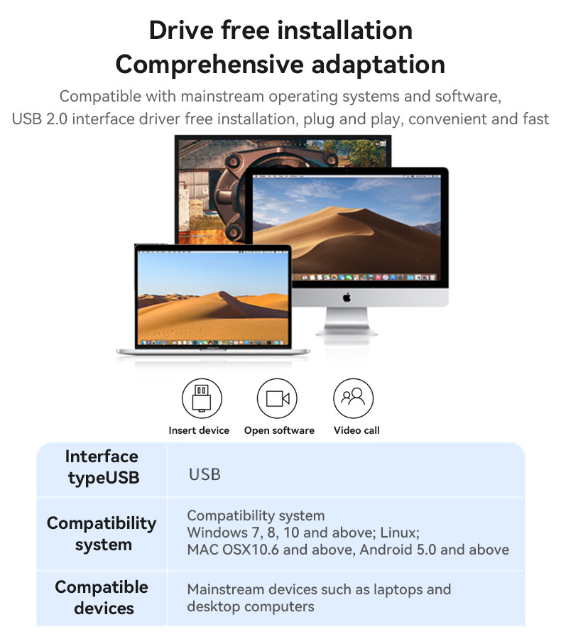 Yesido KM13 200MP USB Webcam Details