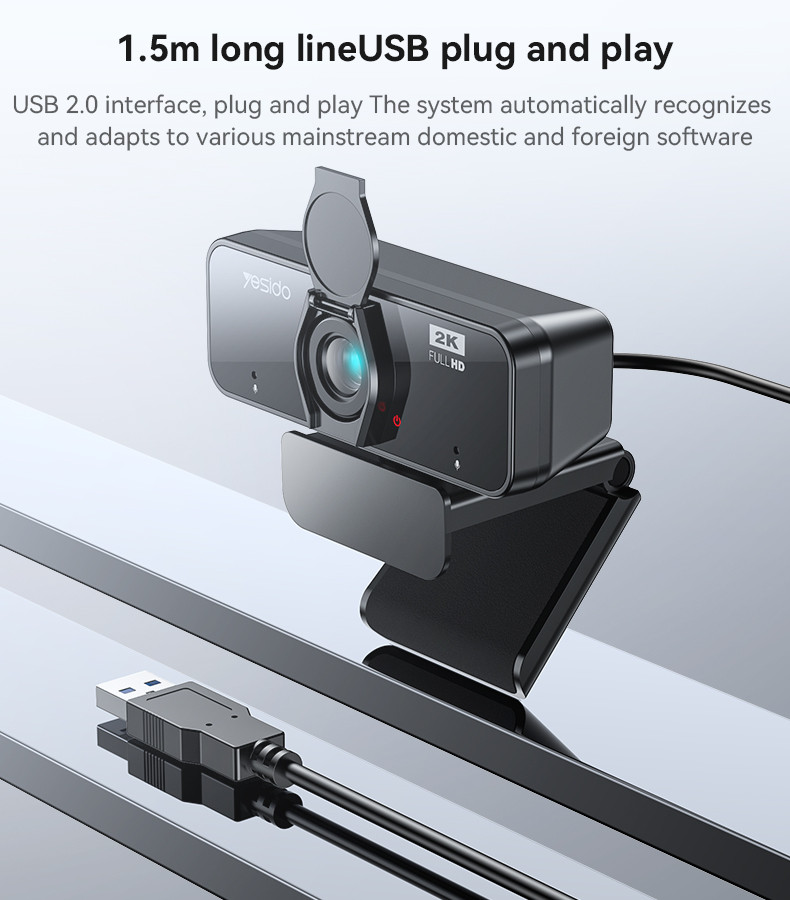 Yesido KM14 400MP USB Webcam Details