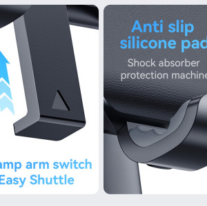 C240 360 Degree Rotation Anti Slip Silicone Pad Special Air Outlet Phone Holder For Benz