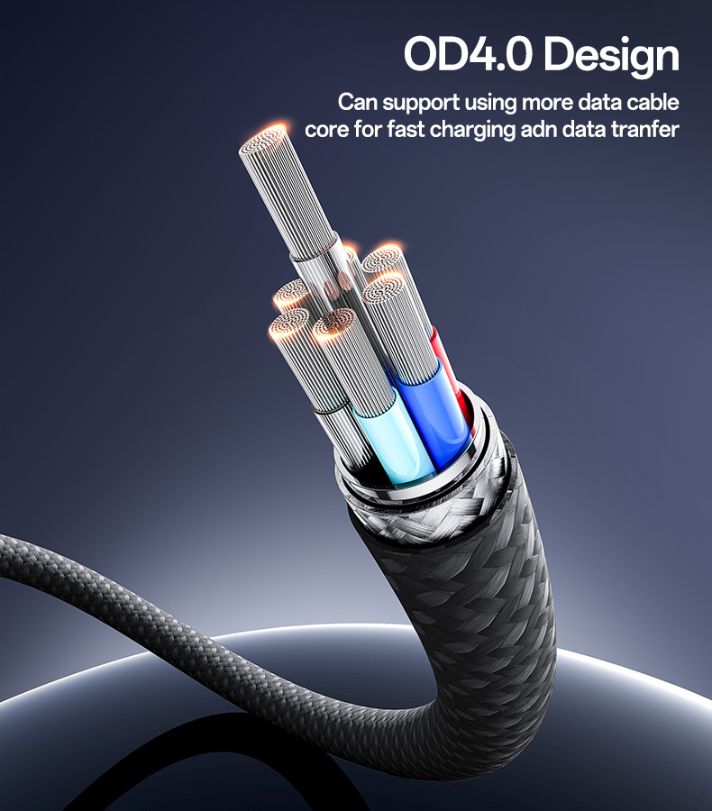 CA177 Type-C To Type-C 60W Fast Charging Data Cable Details