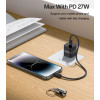 CA178 20CM 27W Type-C To IP OD4.0 Design With Premium Chips Zinc Alloy Portable Strip Data Cable
