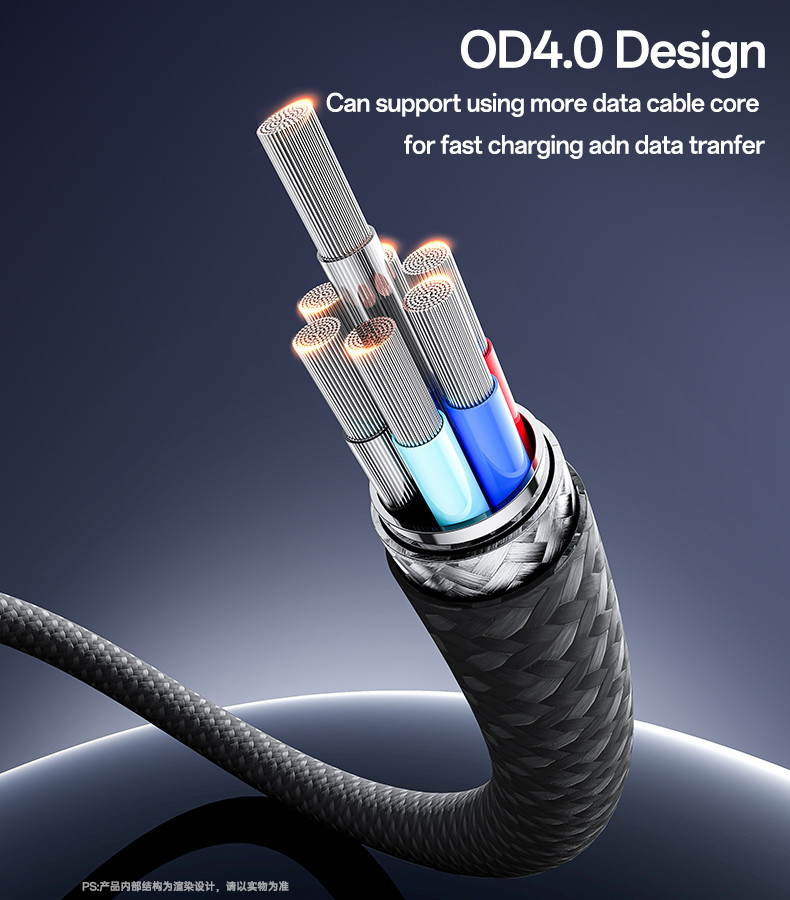 CA178 Type-C To Lightning 27W Fast Charging Data Cable Details