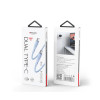 CA168 1.2M 60W Fast Charging Type-C To Type-C Tricolor Choose Freely Durable Silicone Data Cable