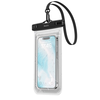 WB49 One-touch Locking With Carabiner High Sealing Sensitive Touch Screen Transparent Waterproof Bag