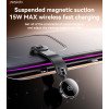 C316 360 Adjustment Flexible Memory Alloy 15W Max Wireless Fast Charging Magnetic Car Phone Holder