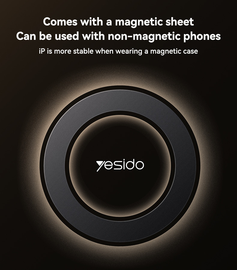 Yesido C316 15W Wireless Charging Magnetic Phone Holder details