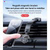 C217 360 Rotation Memory Alloy Bendable Strong Suction Force Magnetic Phone Holder