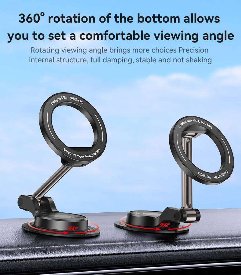 Yesido C218 360 Two-axis Rotation Magnetic Phone Holder details