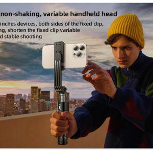 SF22 Tripod Mode Extra-long Extension Stable Non-shaking Compact Size Mini Telescopic Selfie Stick