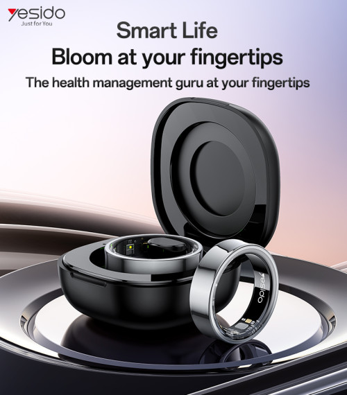 IO33 Precise Waterproof Support Handheld Control 24H Detection Health Monitoring Smart Ring