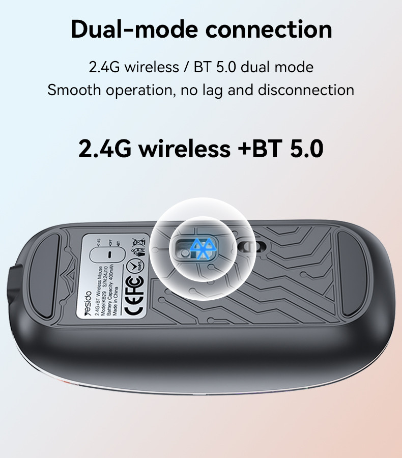 Yesido KB29 BT Wireless Mouse Details