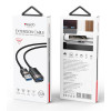 GS26 1.5M Braided Cable Aluminum Alloy High-speed Transmission USB 2.0 Extension Cable