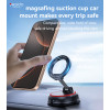 C219 360 Rotation And Folding Zinc Alloy Center Console Magsafing Suction Cup Car Phone Holder