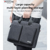 WB48 16 inch Large Capacity Waterproof Anti-splash Fleece Lining Business Hand-held Laptop Bag