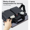 WB48 16 inch Large Capacity Waterproof Anti-splash Fleece Lining Business Hand-held Laptop Bag
