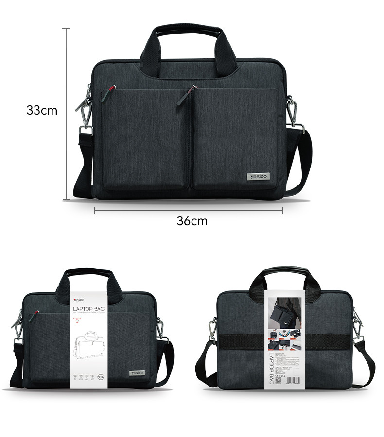 Yesido WB48 16 Inches Large Capacity Hand-held Laptop Bag Packaging