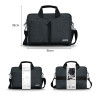 WB48 16 inch Large Capacity Waterproof Anti-splash Fleece Lining Business Hand-held Laptop Bag